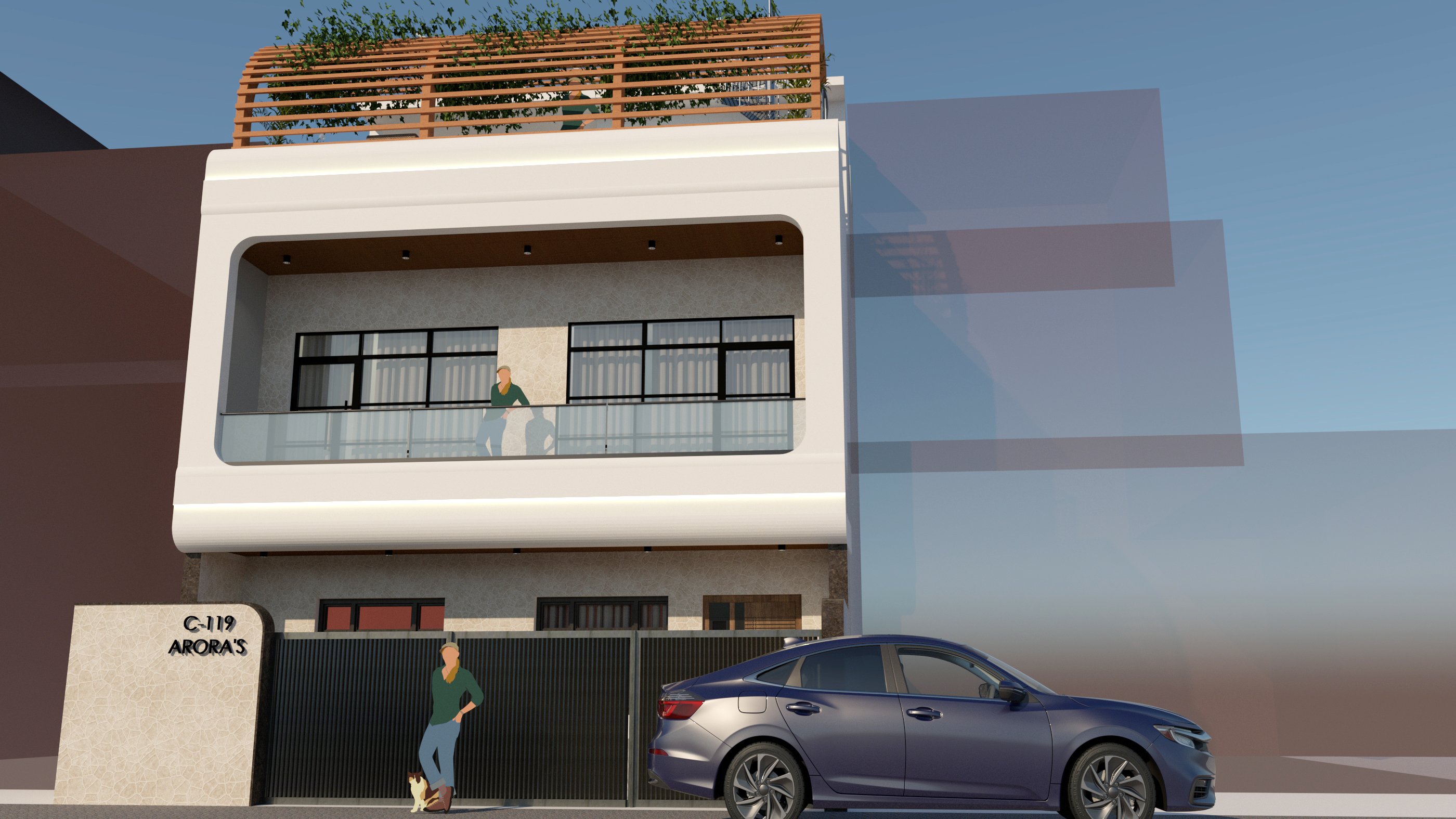 Residence in Rampur